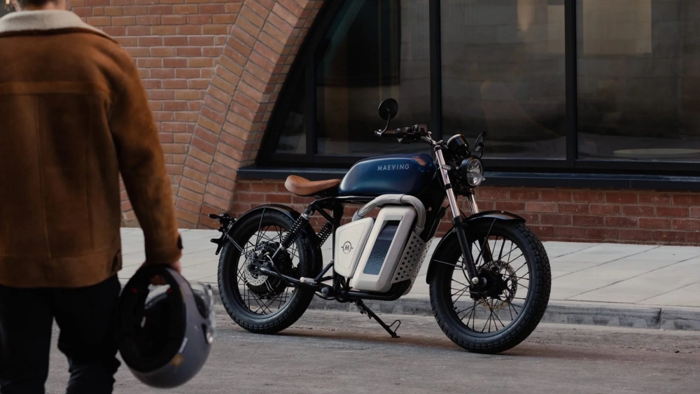 Vintage Retro Inspired Electric Motorcycle